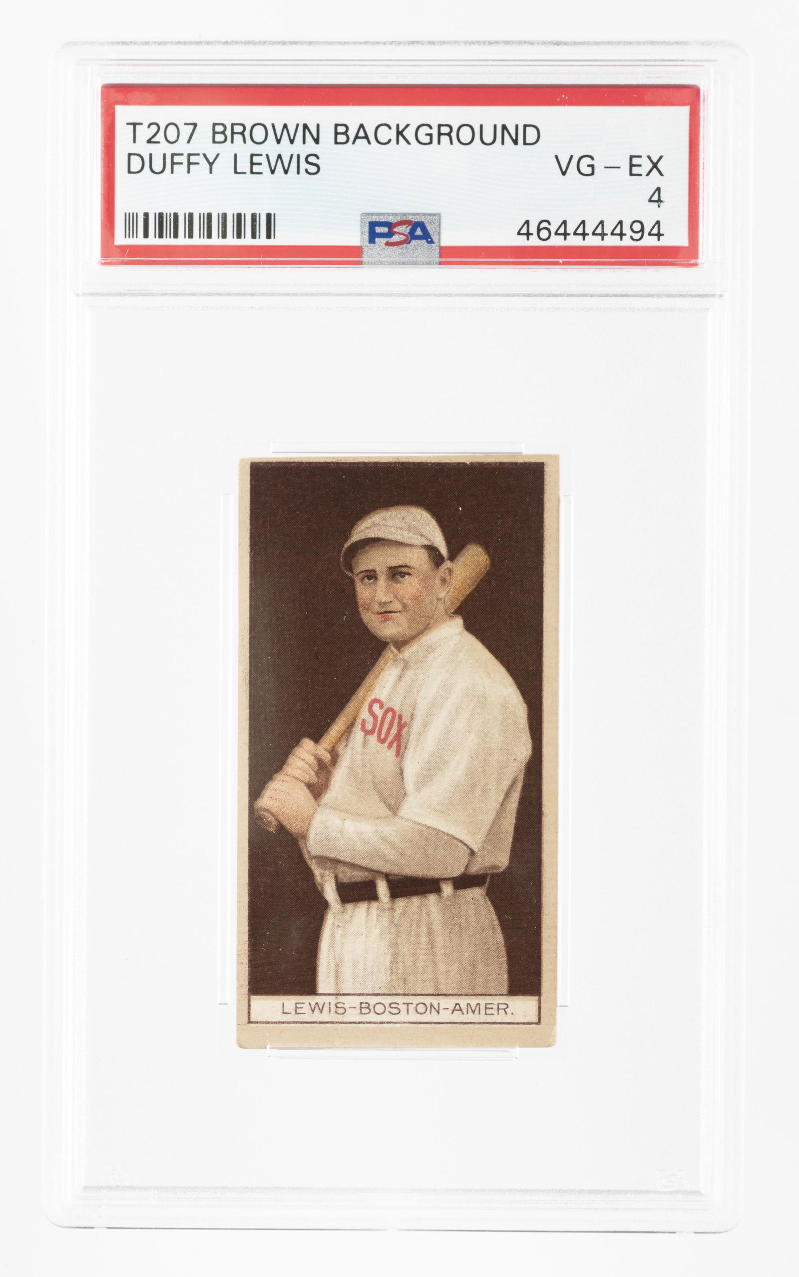 T207 1912 Brown Background Lewis (PSA 4) (1 of 2)