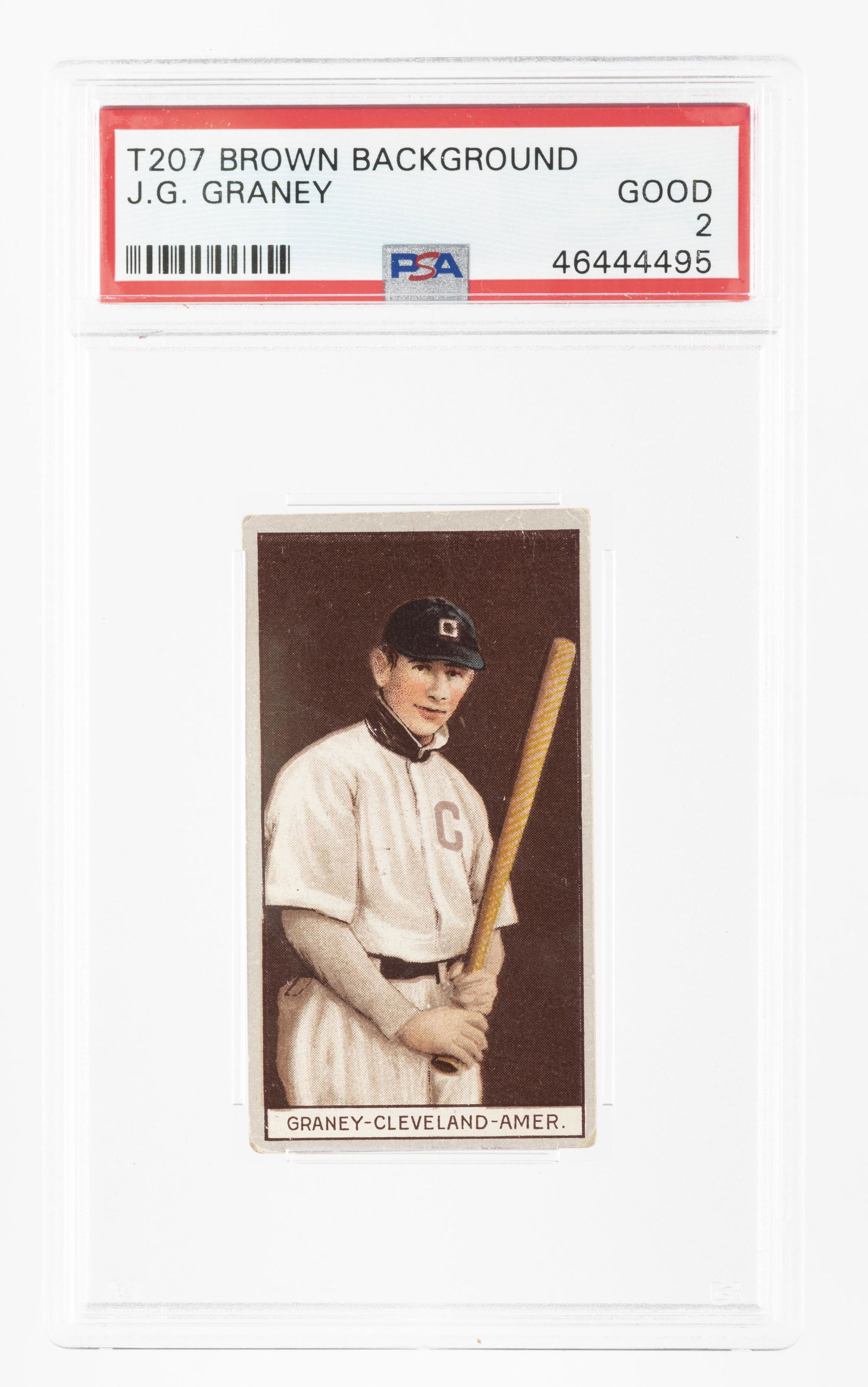 T207 1912 Brown Background Graney (PSA 2) (1 of 2)