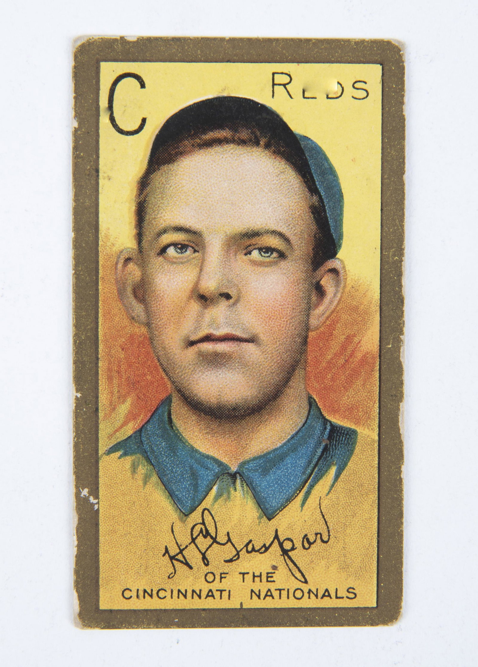 T205 1911 Gold Border Harry L. Gaspar: Polar Bear back. VG IMPORTANT: Before bidding, please read the terms and conditions below. When you registered for the auction you agreed to these terms and will be required to comply with them.