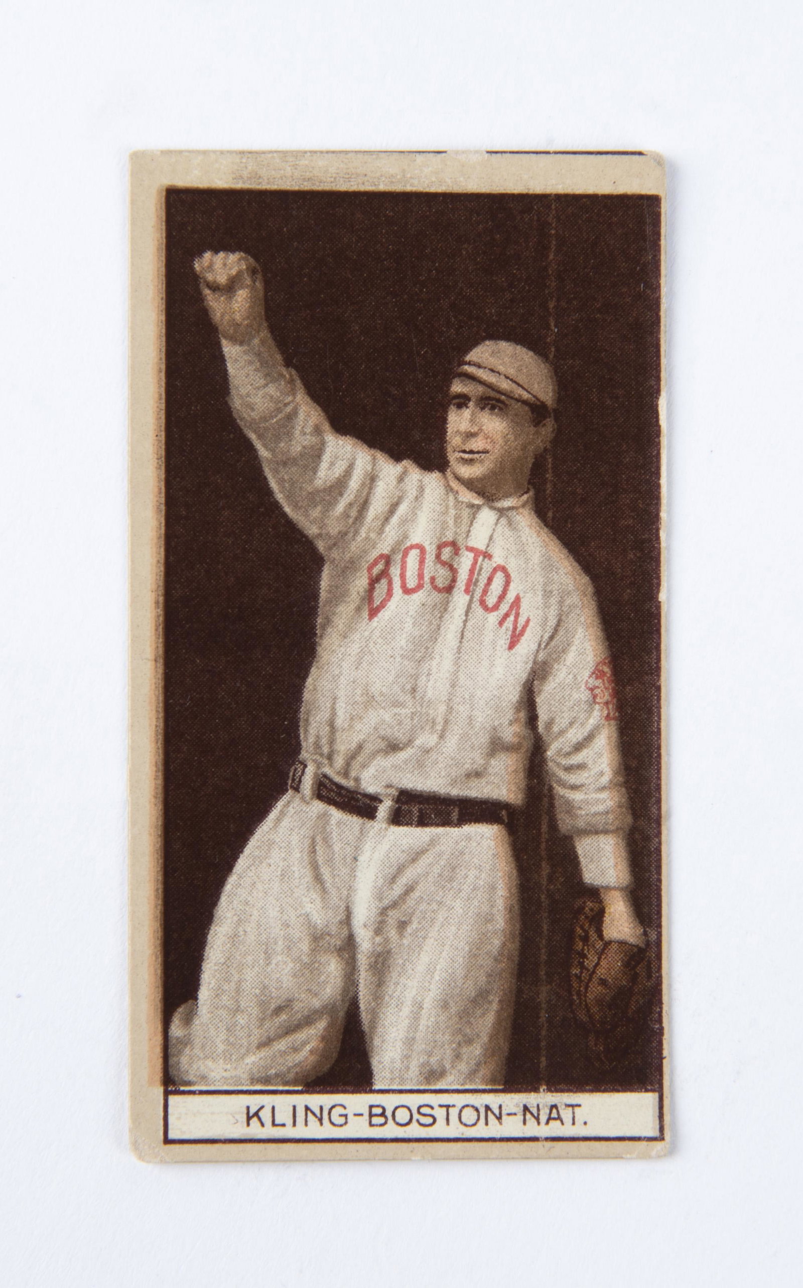 T207 1912 Brown Background John Kling: VG IMPORTANT: Before bidding, please read the terms and conditions below. When you registered for the auction you agreed to these terms and will be required to comply with them.