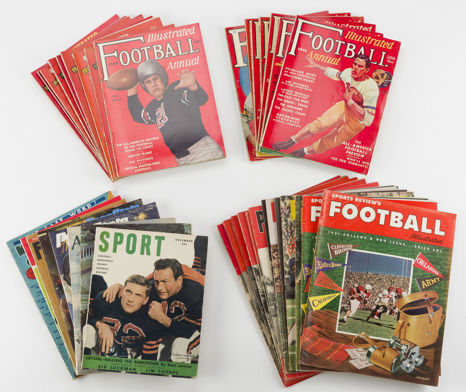 Large Group of Vintage Football Magazines (1 of 20)
