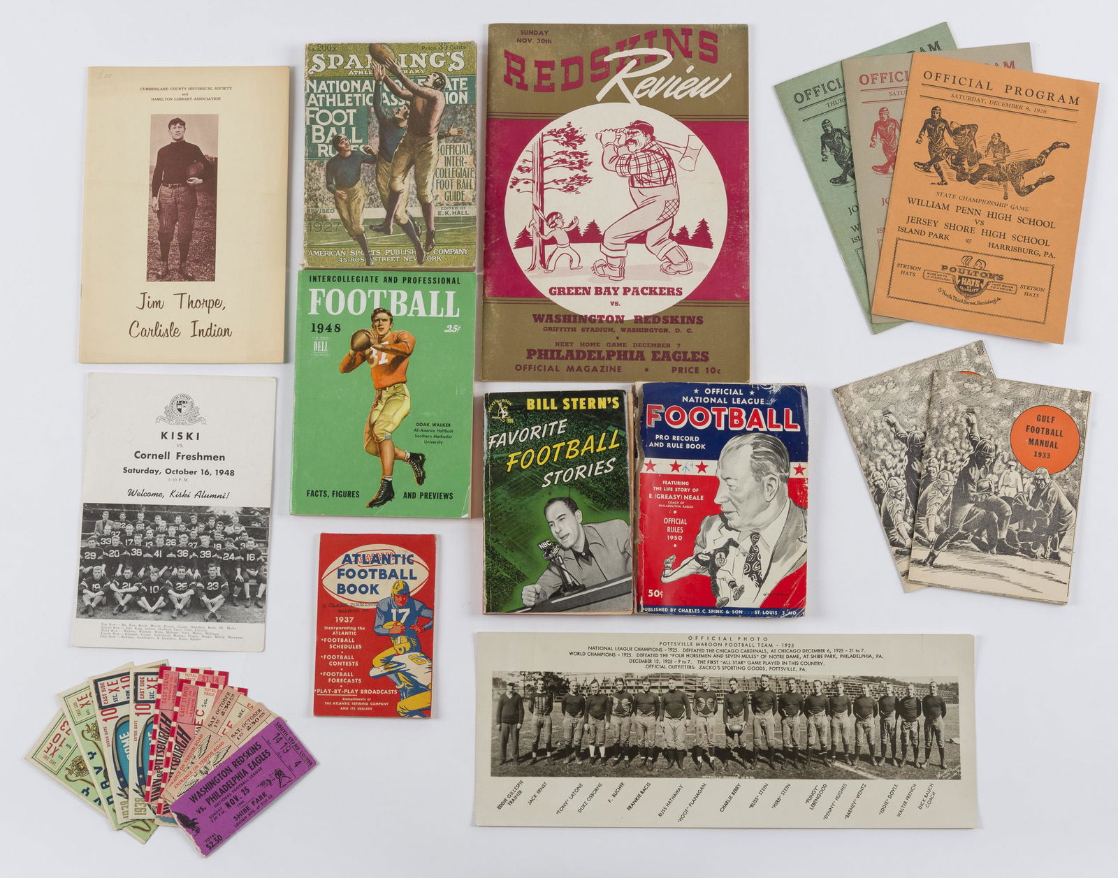 10 Football Related Items incl Local Programs (1 of 14)