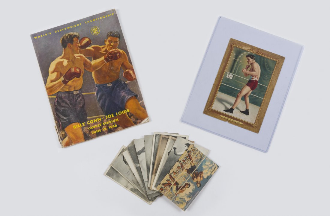 Group of Boxing Items incl P. McFarland Turkey Red (1 of 9)