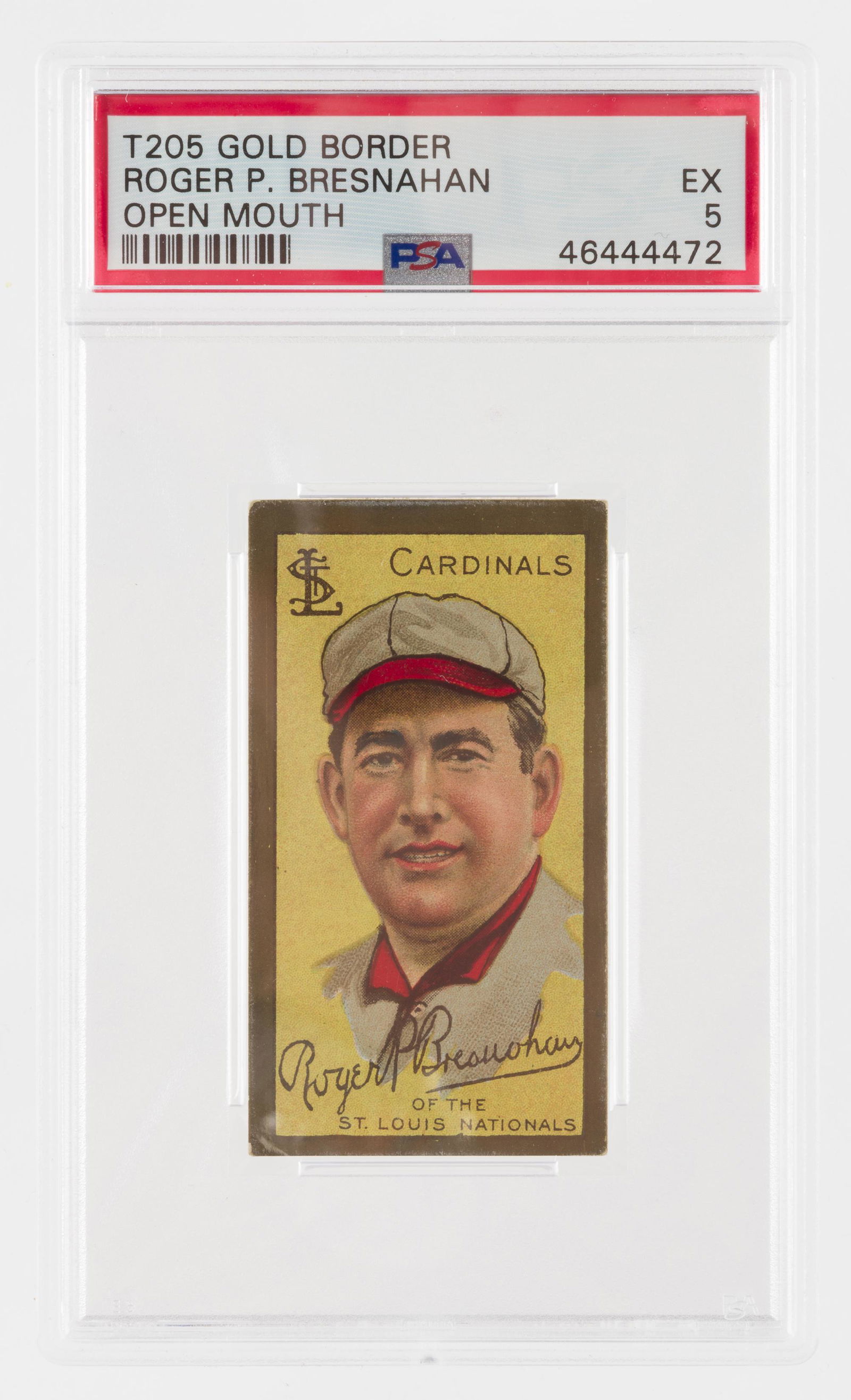T205 1911 Gold Border Bresnahan (PSA 5) (1 of 2)