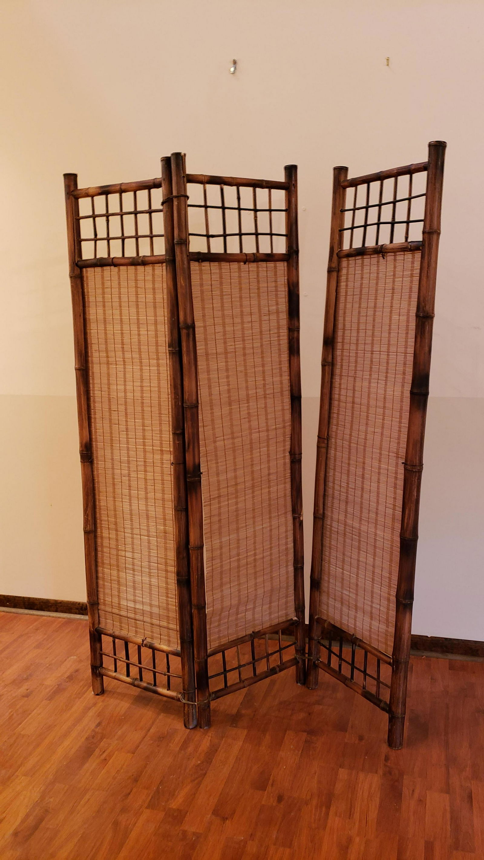 Three Bamboo Screen Panels (1 of 2)