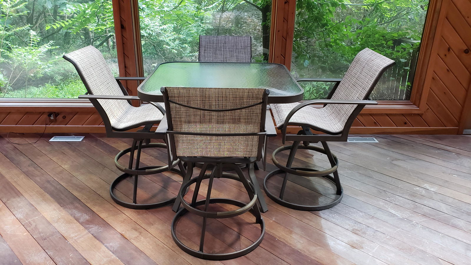 5 Pc Winston Outdoor High Top Table Set (1 of 5)