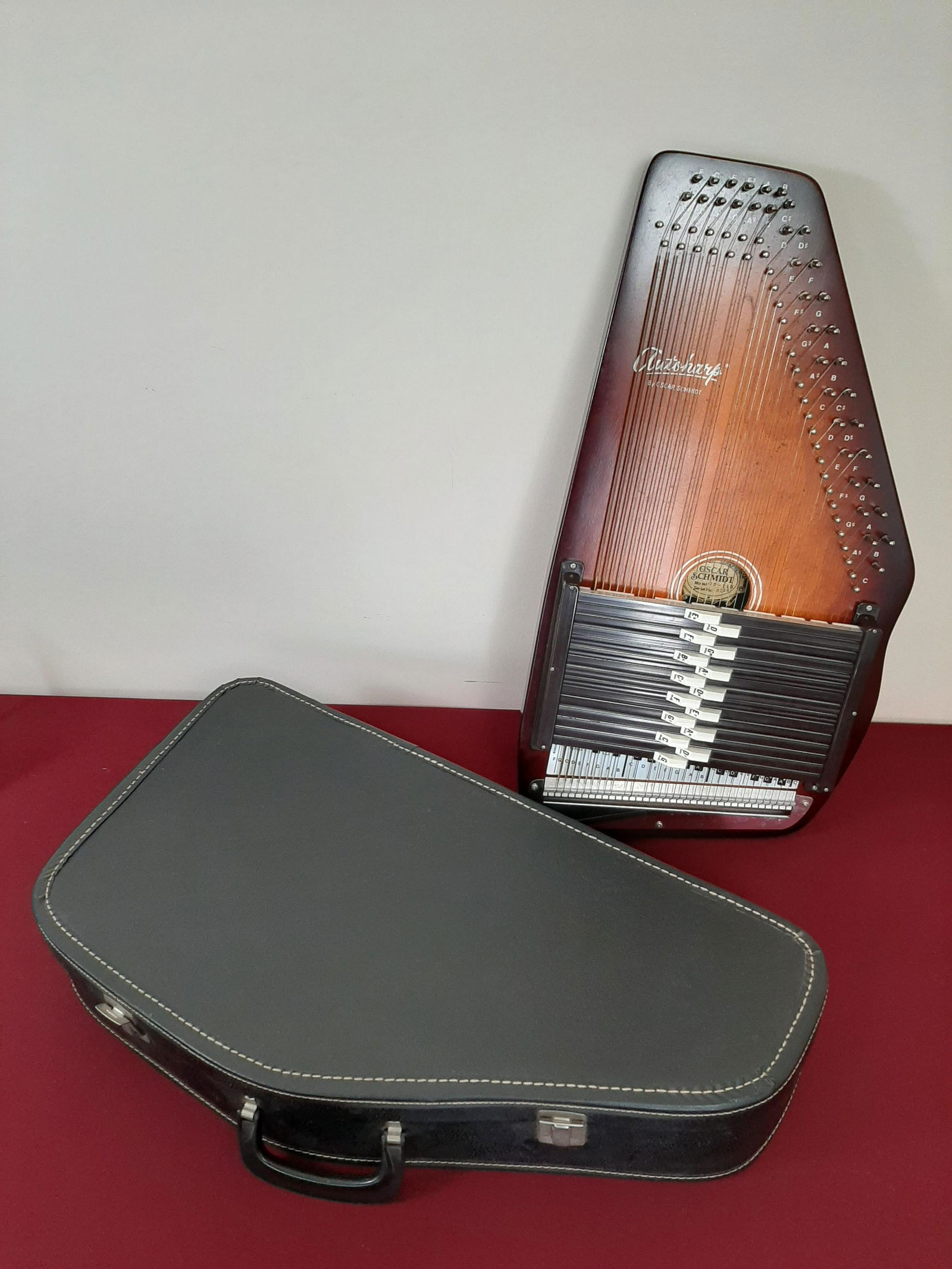 Oscar Schmidt Autoharp with Case (1 of 3)