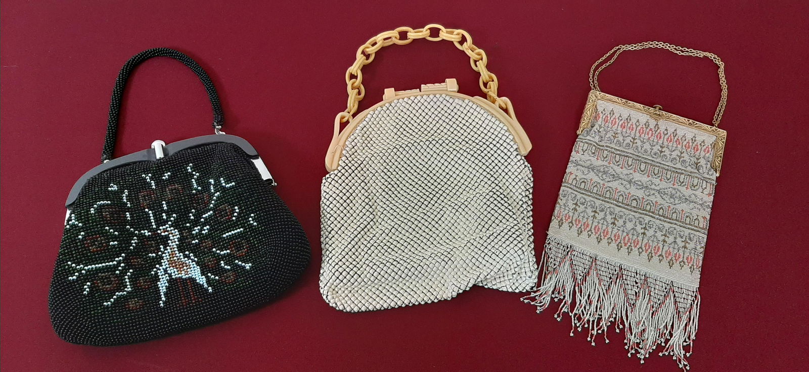 3 Vintage Purses incl Whiting and Davis (1 of 6)