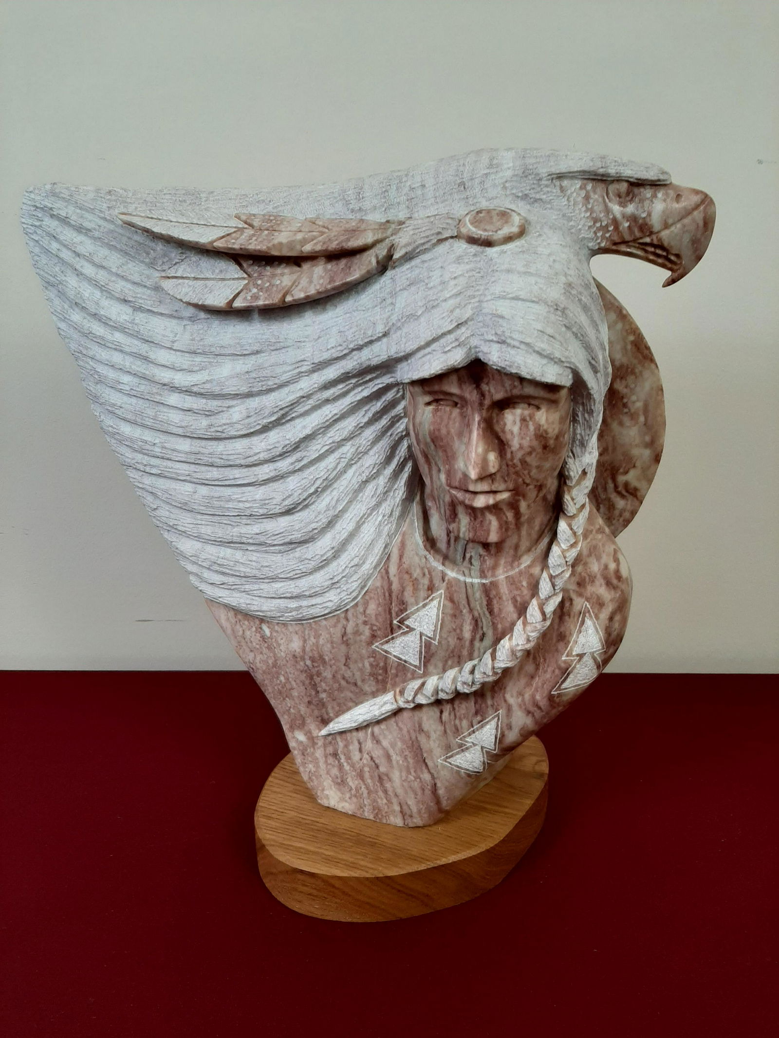 Native American Marble Sculpture (1 of 3)