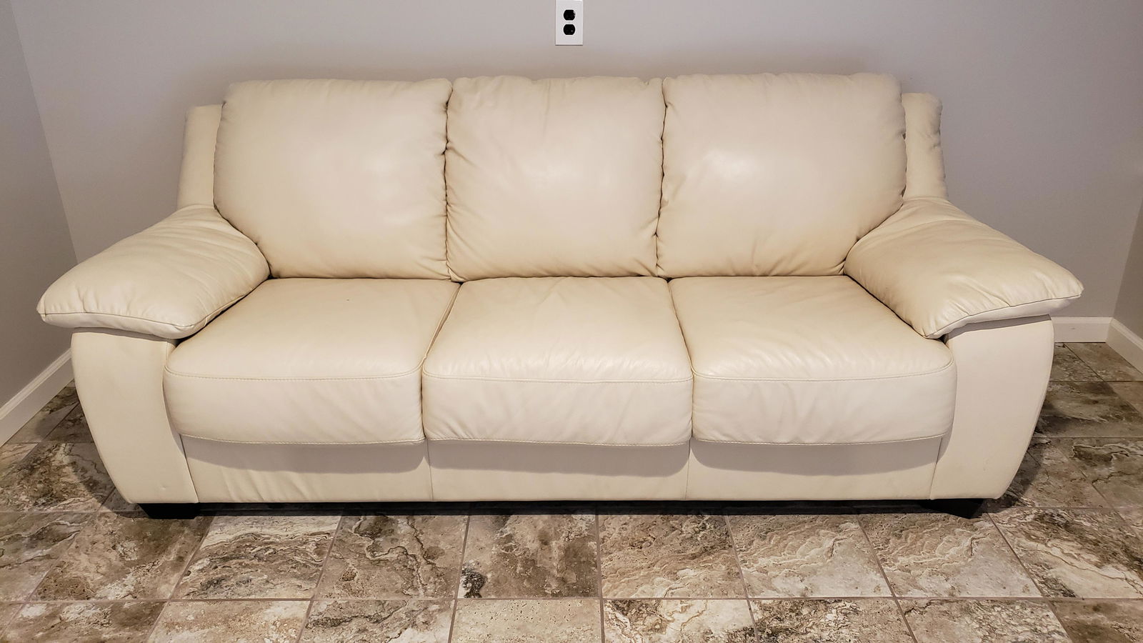 Leather Sleeper Sofa (1 of 3)