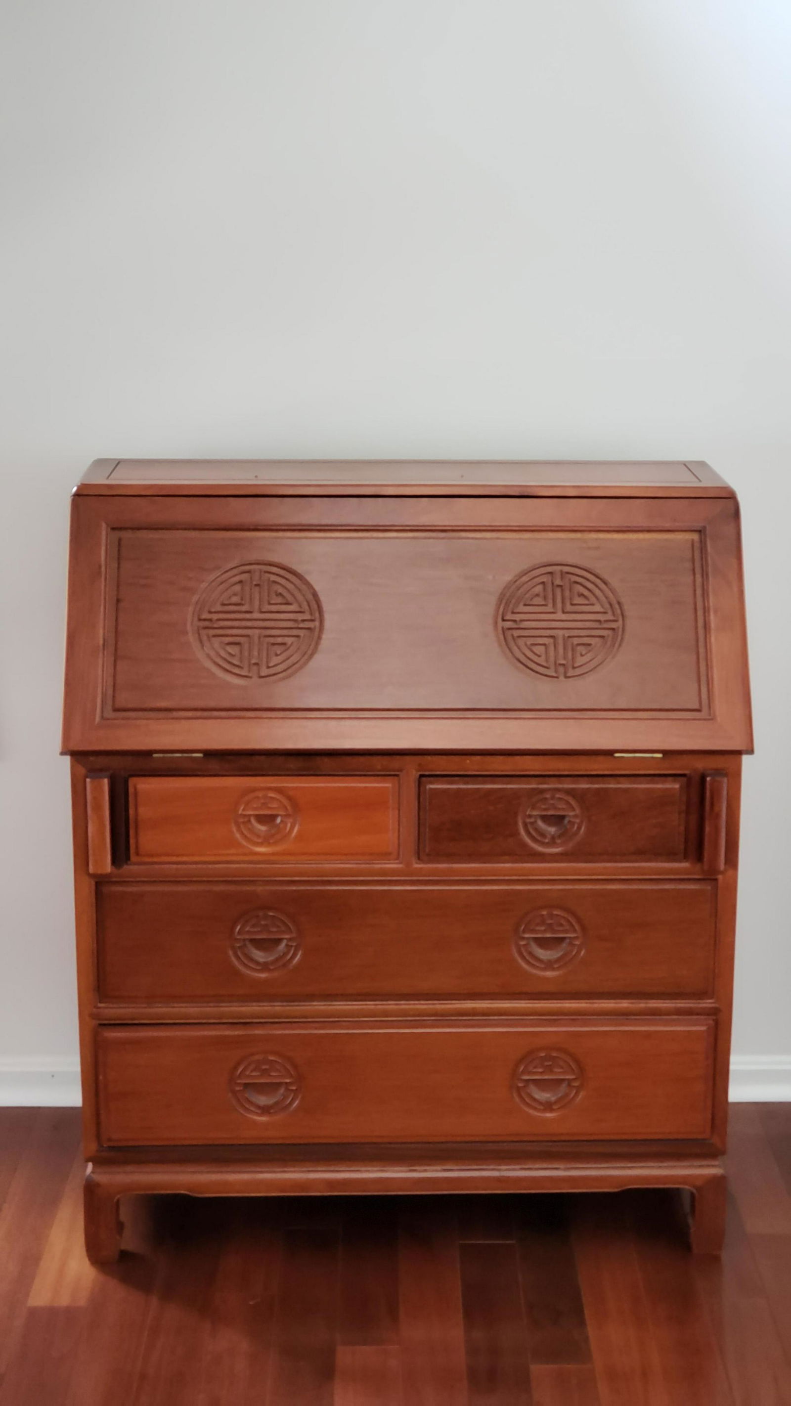 Chinese Drop Front Desk (1 of 4)