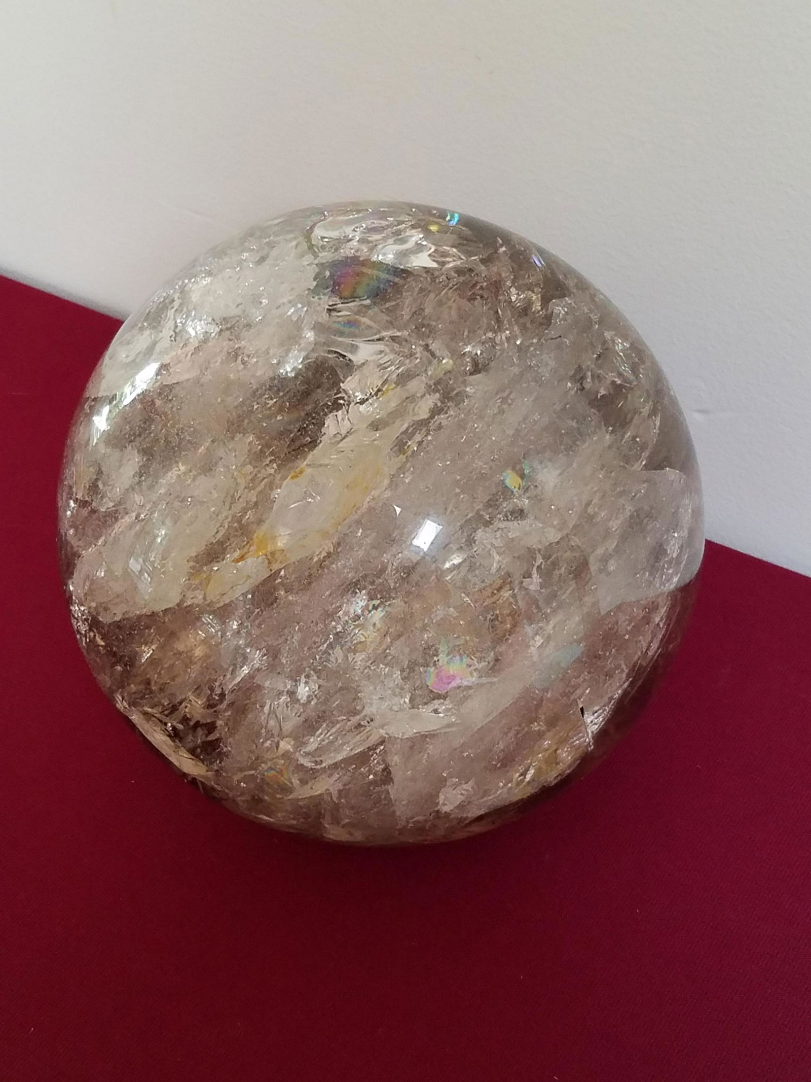 Smoky Quartz Crystal Ball (1 of 2)