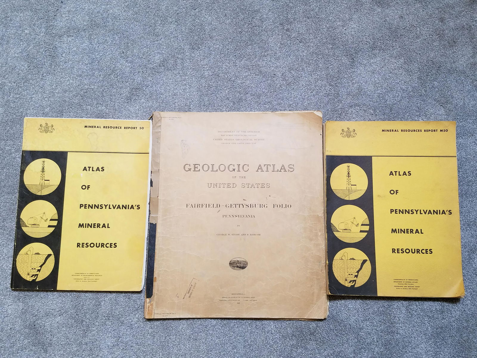 2 PA Mineral Resource Reports & Geo Atlas of USA (1 of 14)