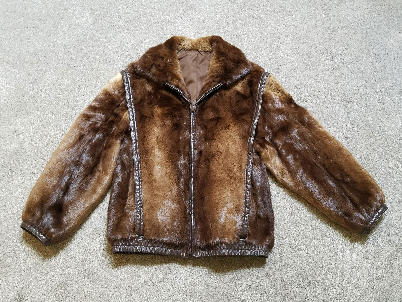 Men's Muscalus Fur and Leather Jacket (1 of 4)