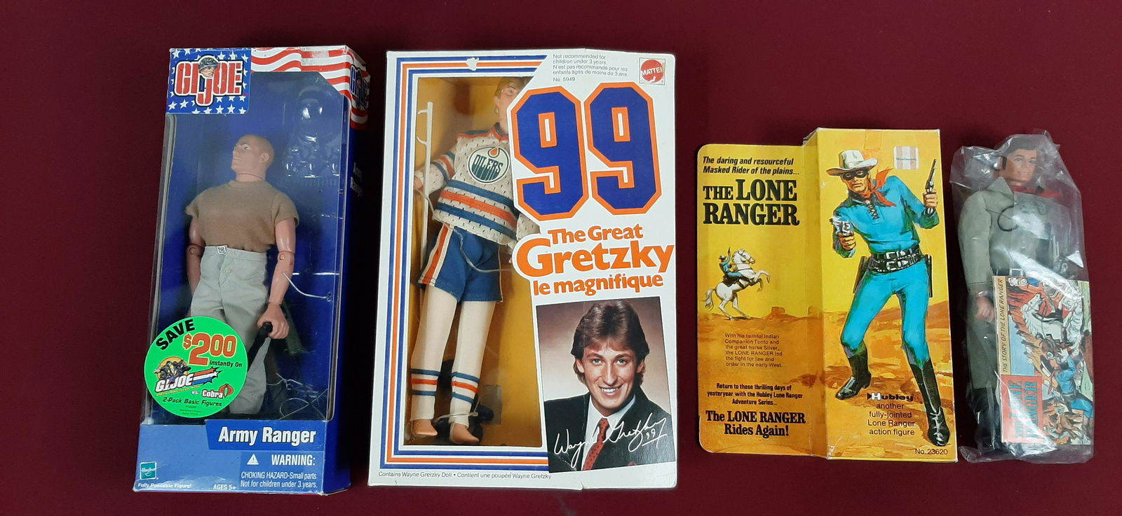 3 Action Figures Incl. Lone Ranger (1 of 2)