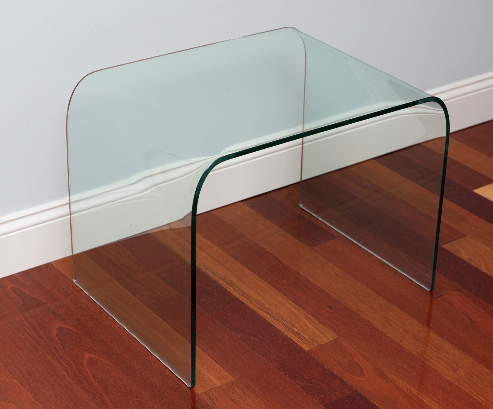 Post Modern Glass Side Table (1 of 2)