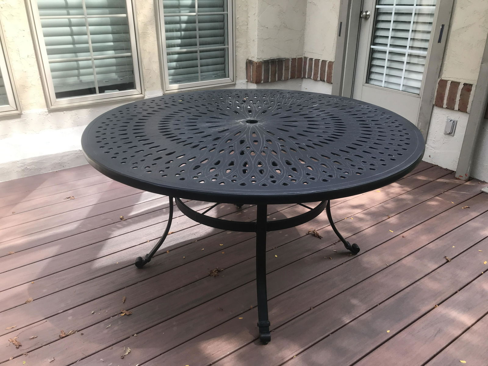 Cast Metal Outdoor Table (1 of 1)