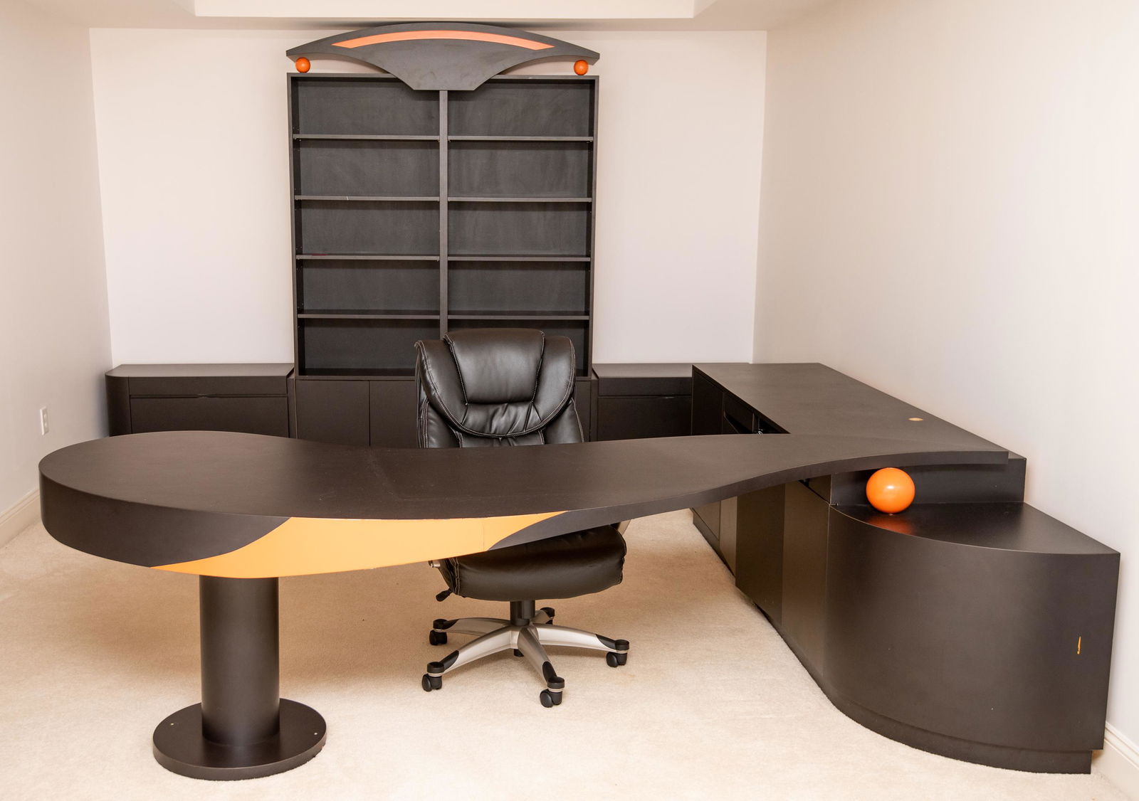 Home Office; Desk, Shelves, Chair (1 of 4)