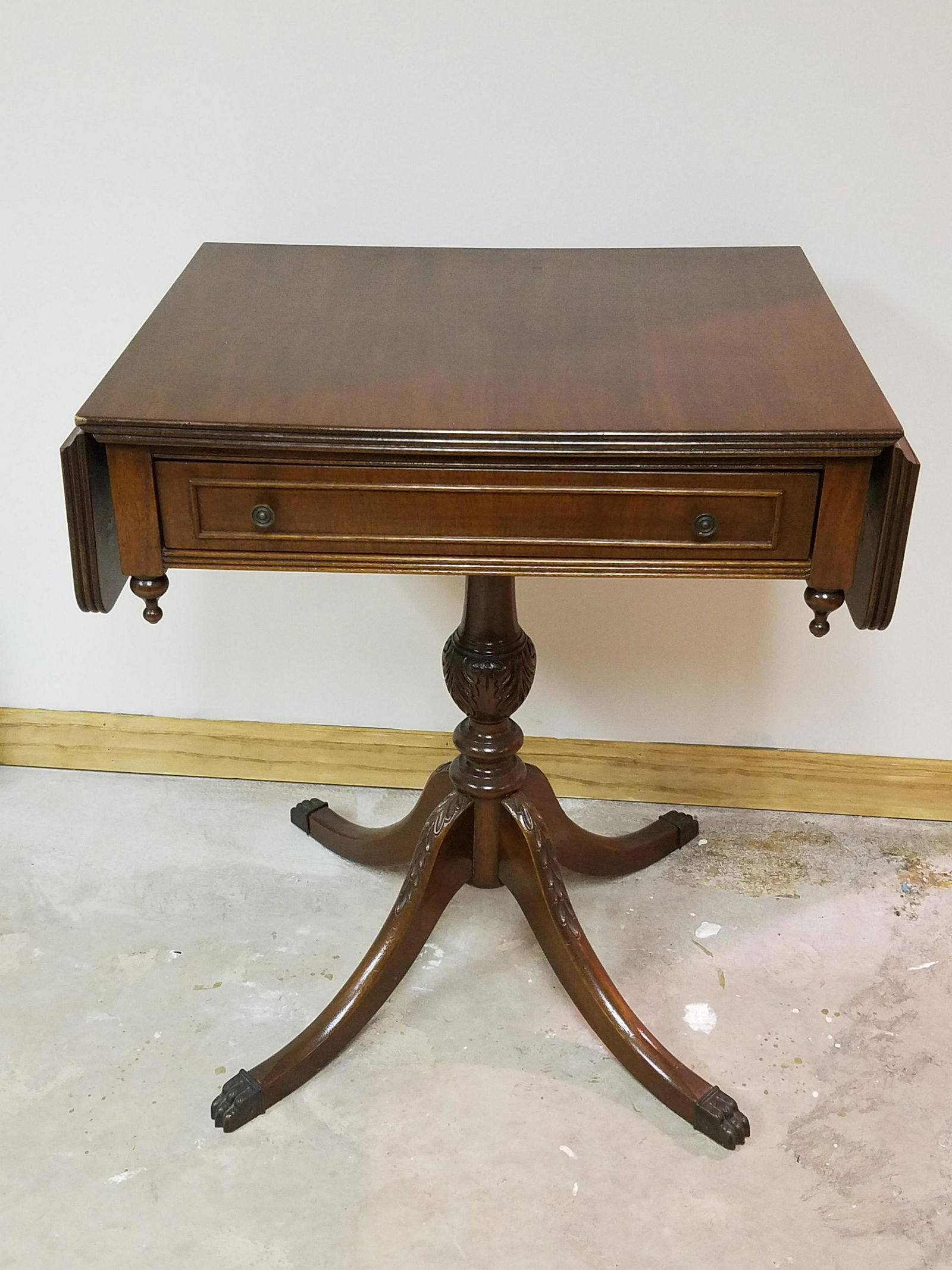 Drop Side Table with Drawer (1 of 4)