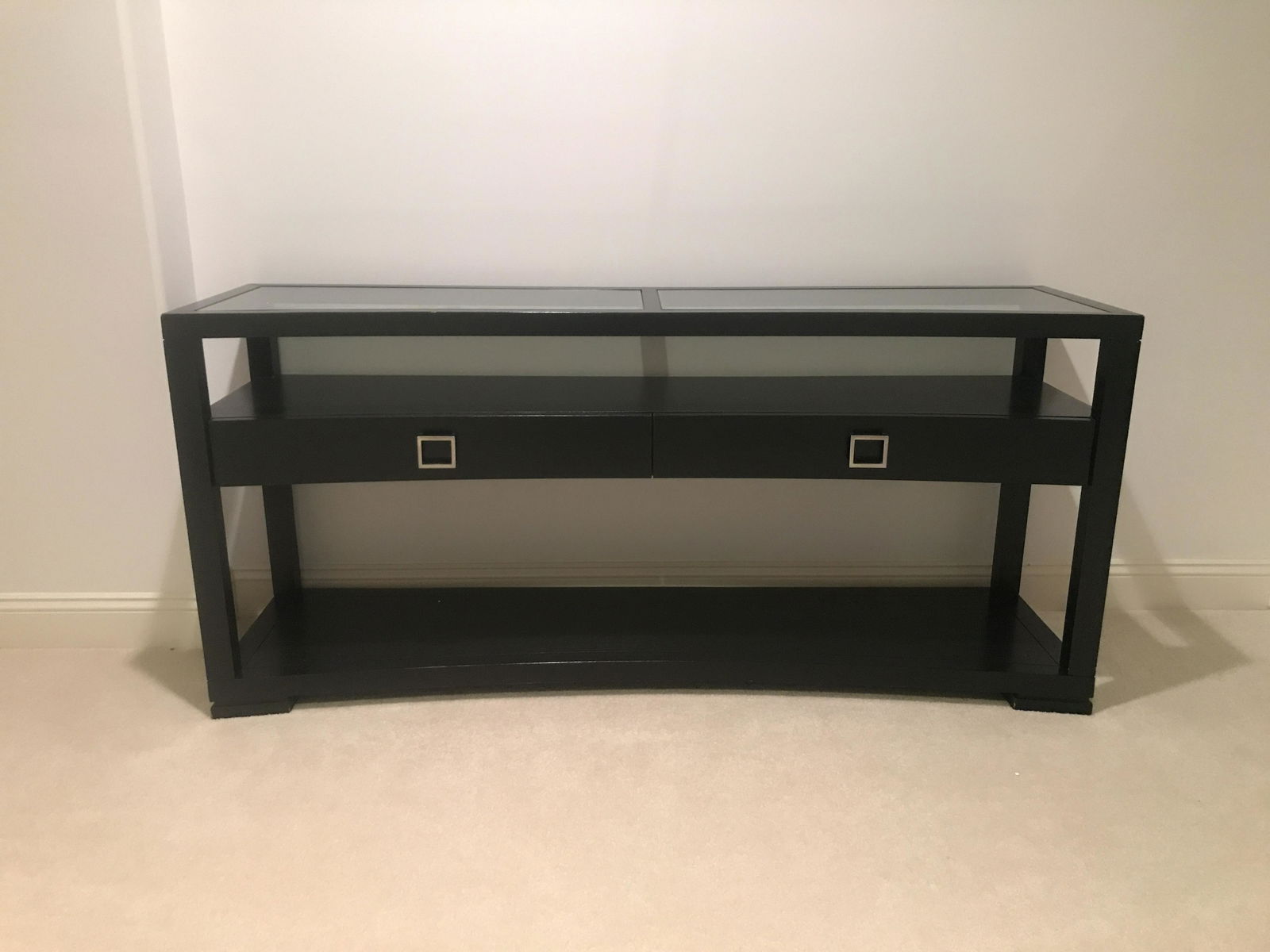 Michael Weiss Wood and Glass Sideboard (1 of 3)