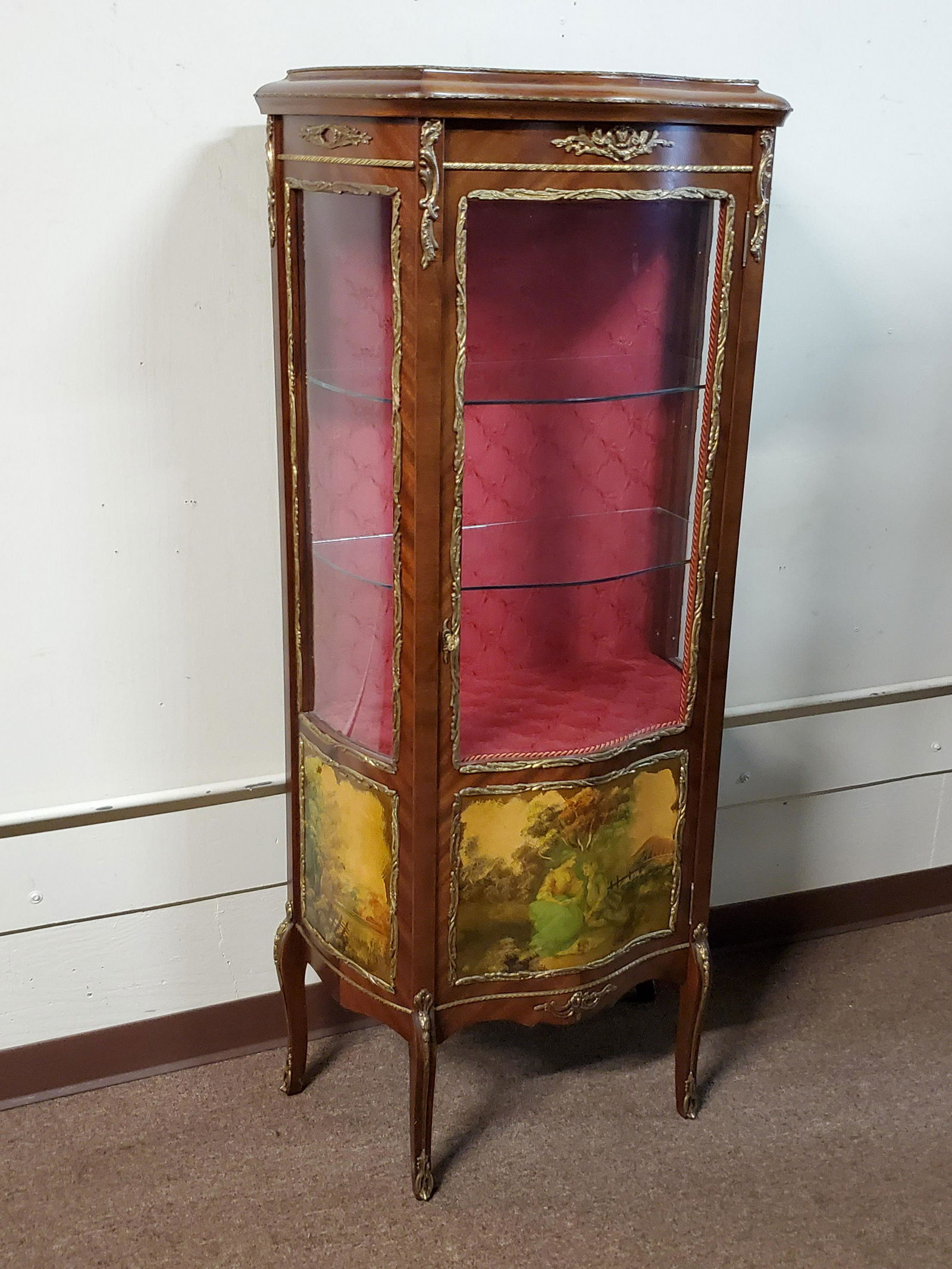 French Style Curio Cabinet (1 of 6)