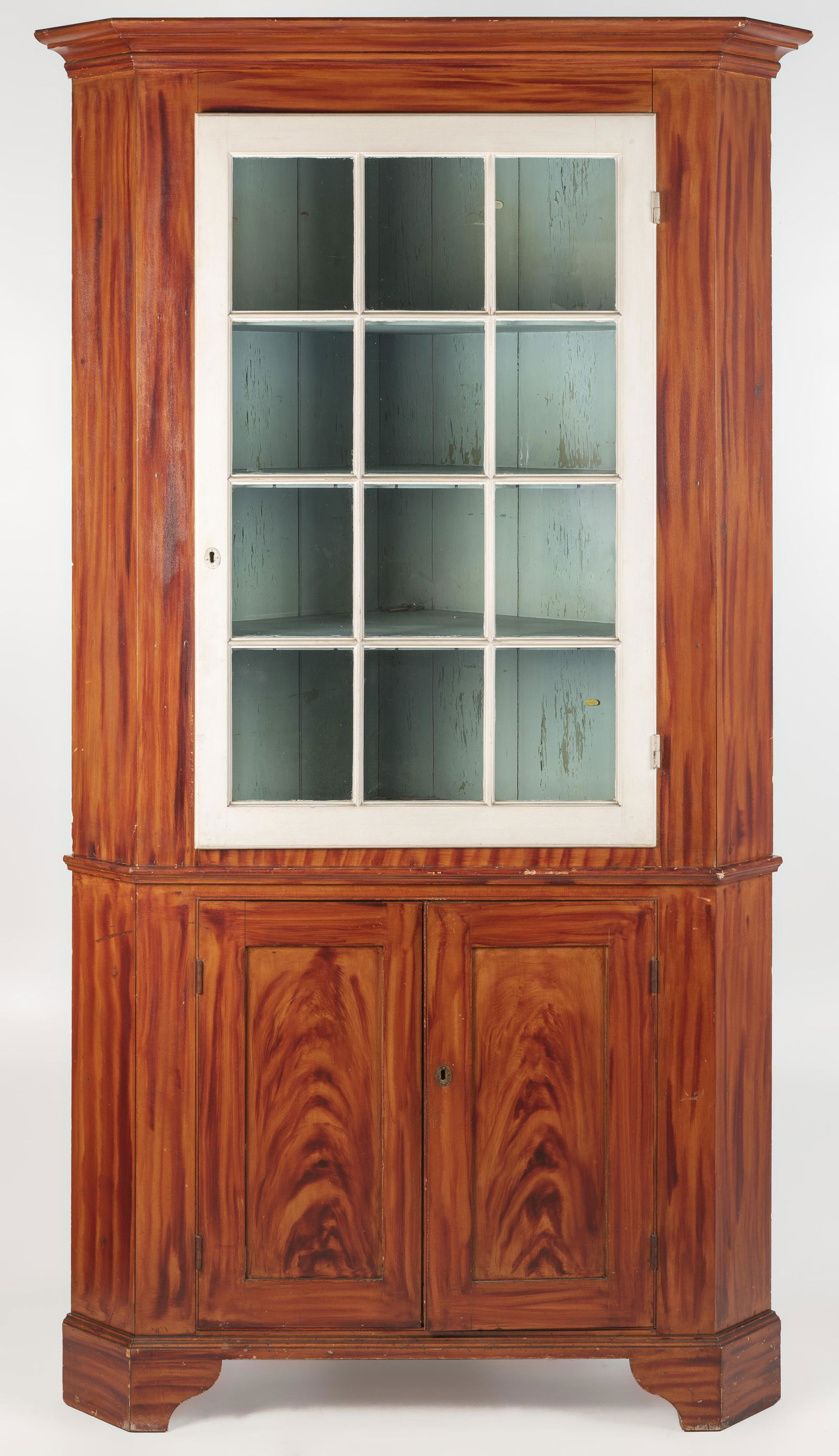 Rupp Painted Corner Cupboard (1 of 9)