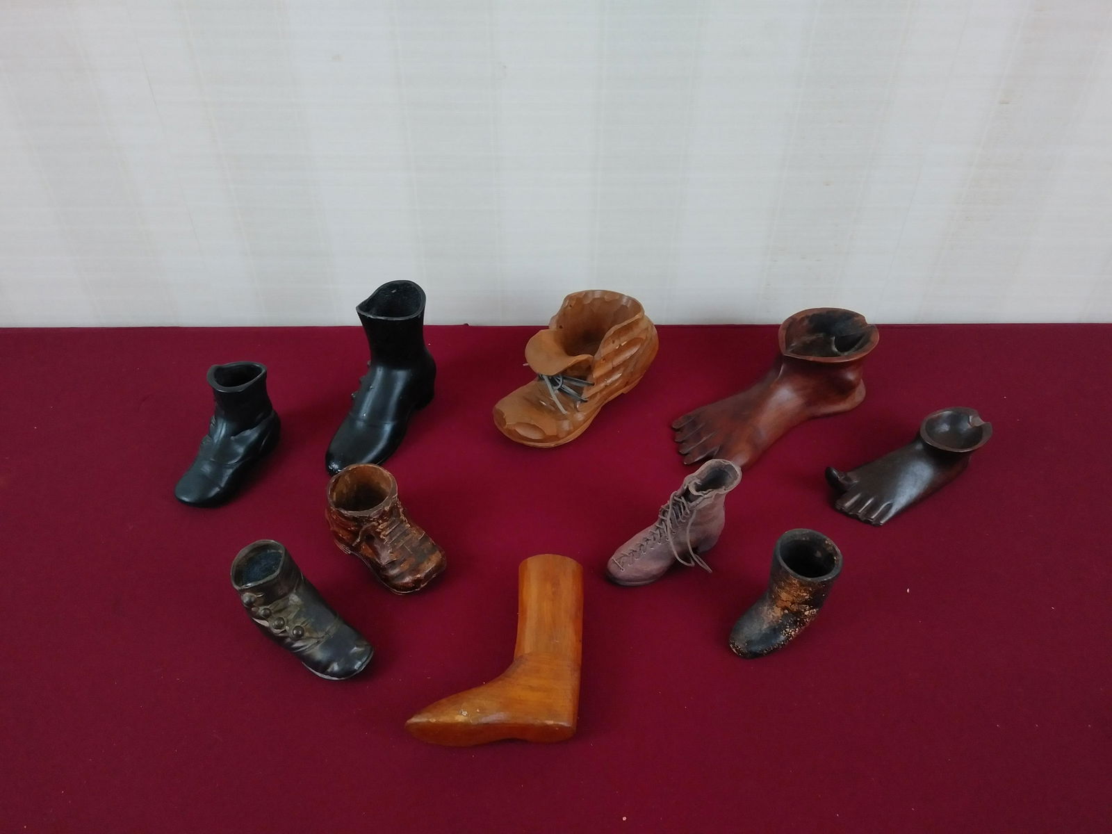 Collection of 10 Shoe and Foot Forms (1 of 3)
