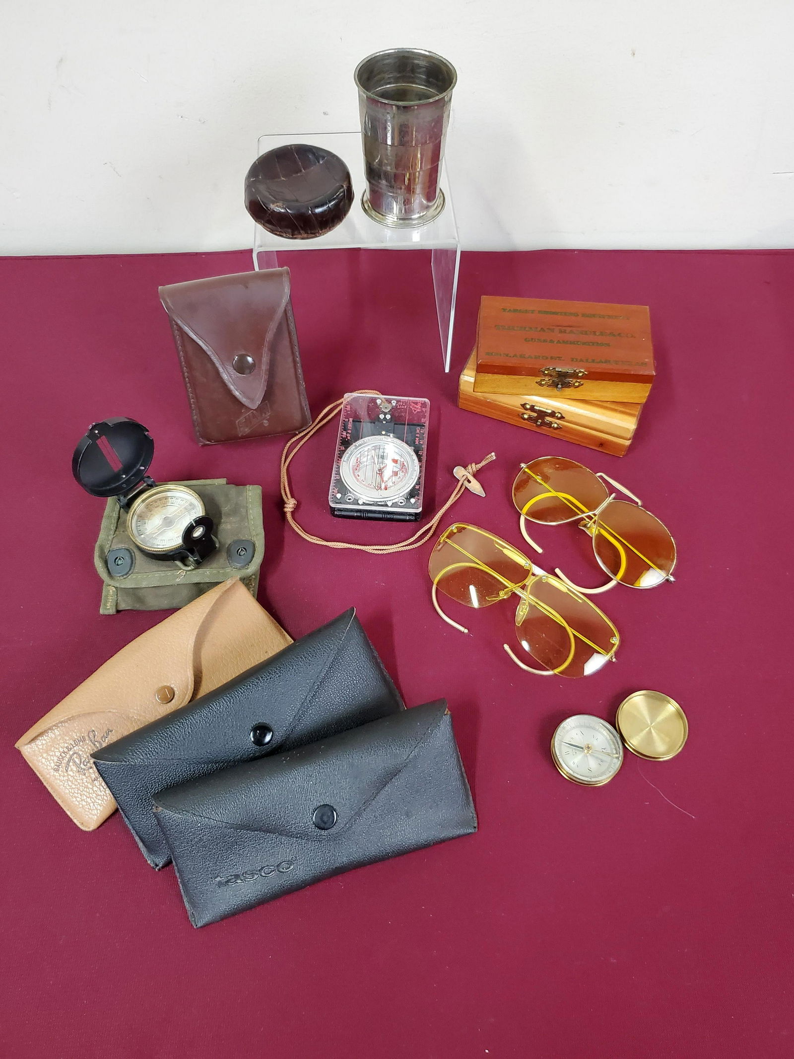 Compass, Shooting Glasses, Ray Ban Aviators ETC (1 of 3)