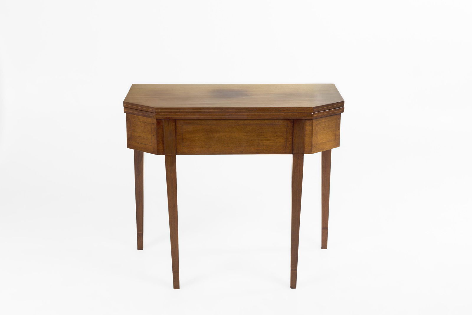 Hepplewhite Mahogany Inlaid Card Table (1 of 5)