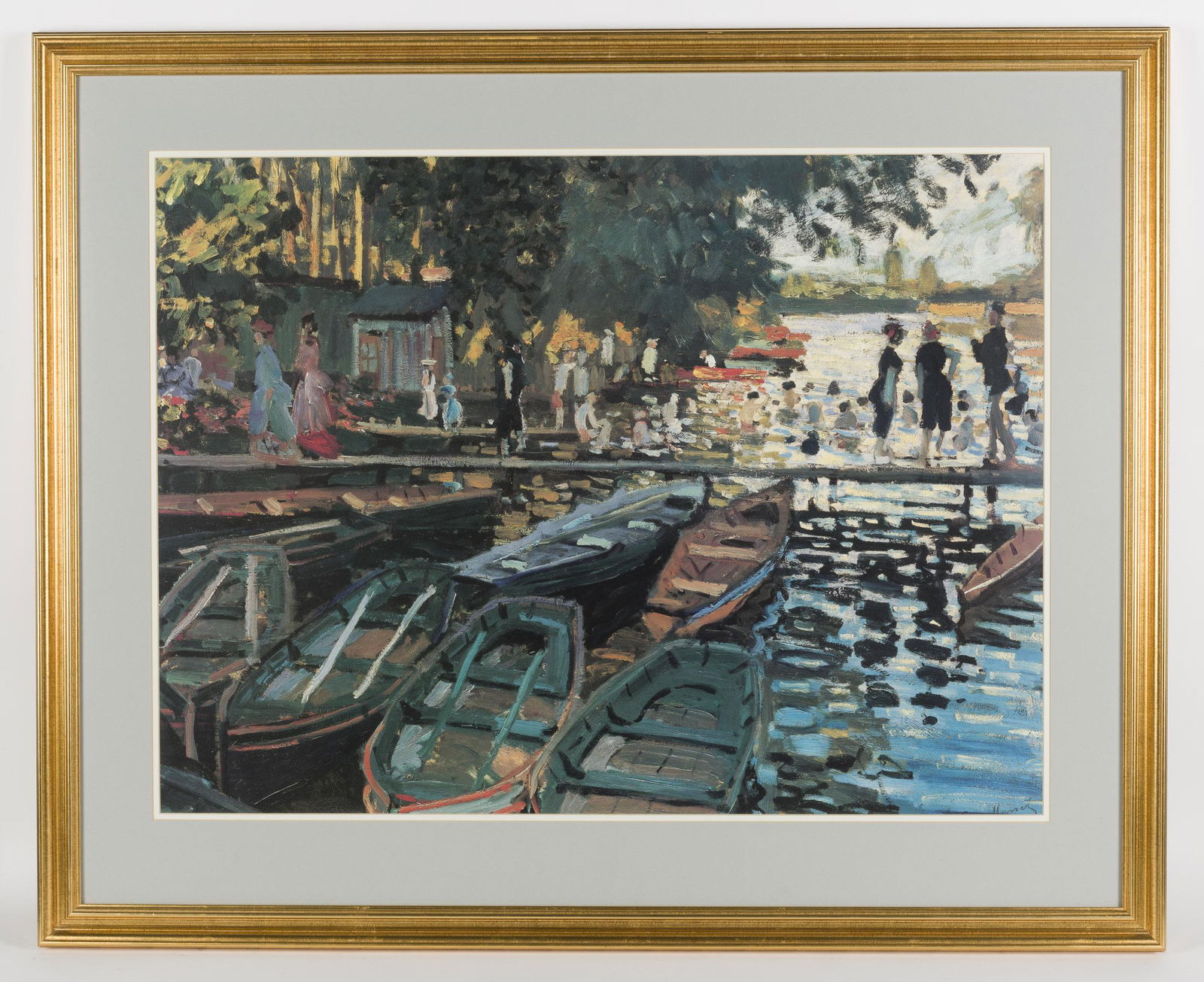 Large Monet Impressionist Print (1 of 3)