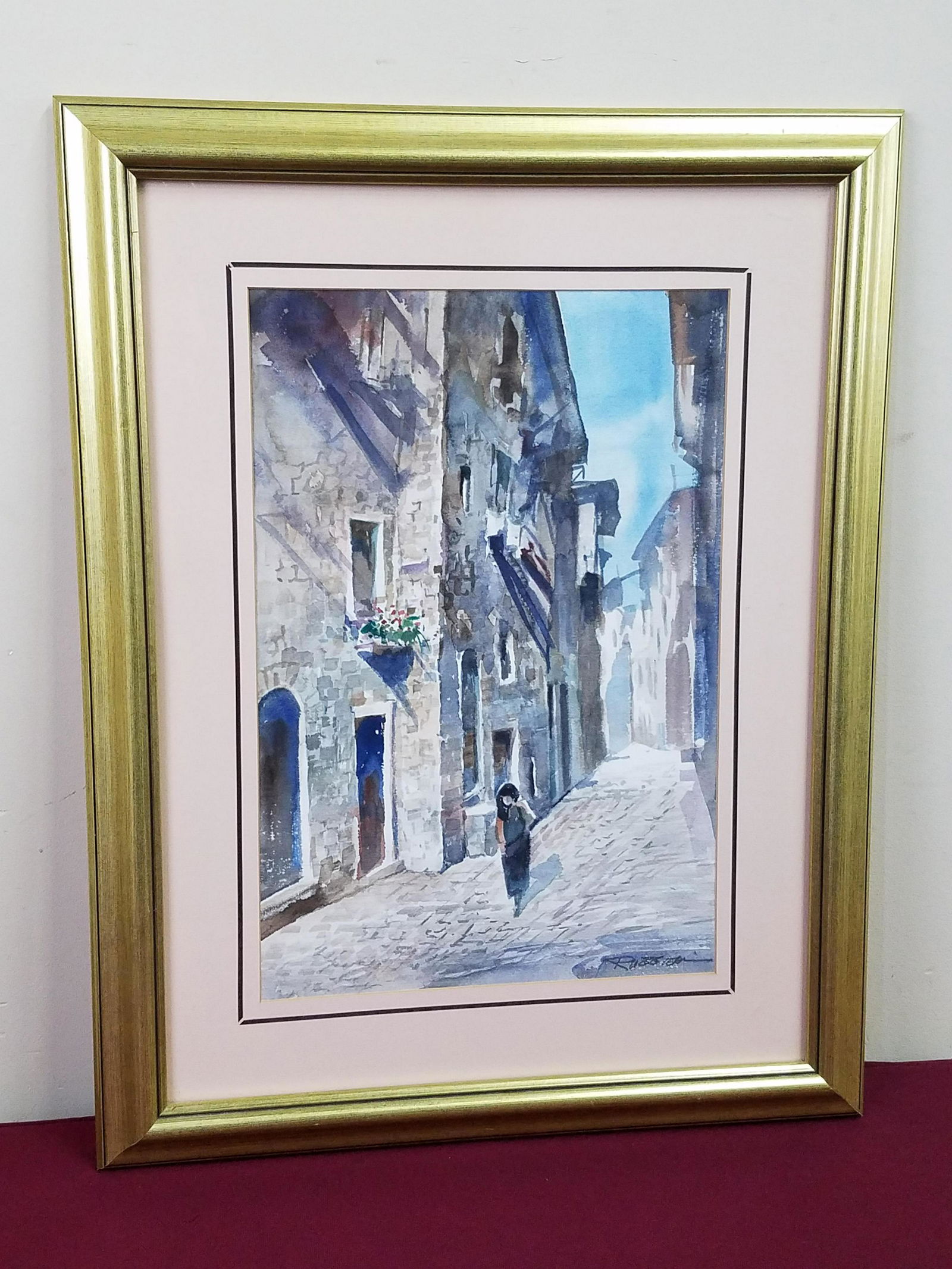 Nick Ruggieri Street Scene Watercolor (1 of 4)