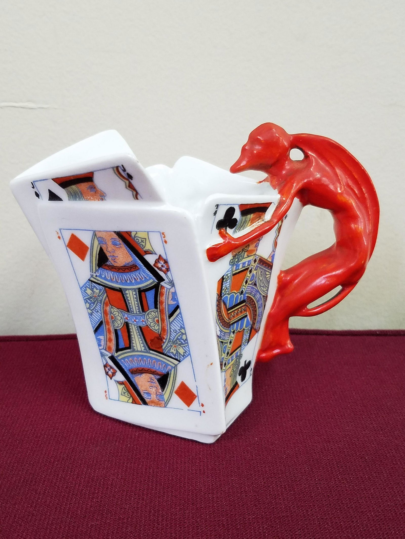 Royal Bayreuth Devil Card Creamer (1 of 3)