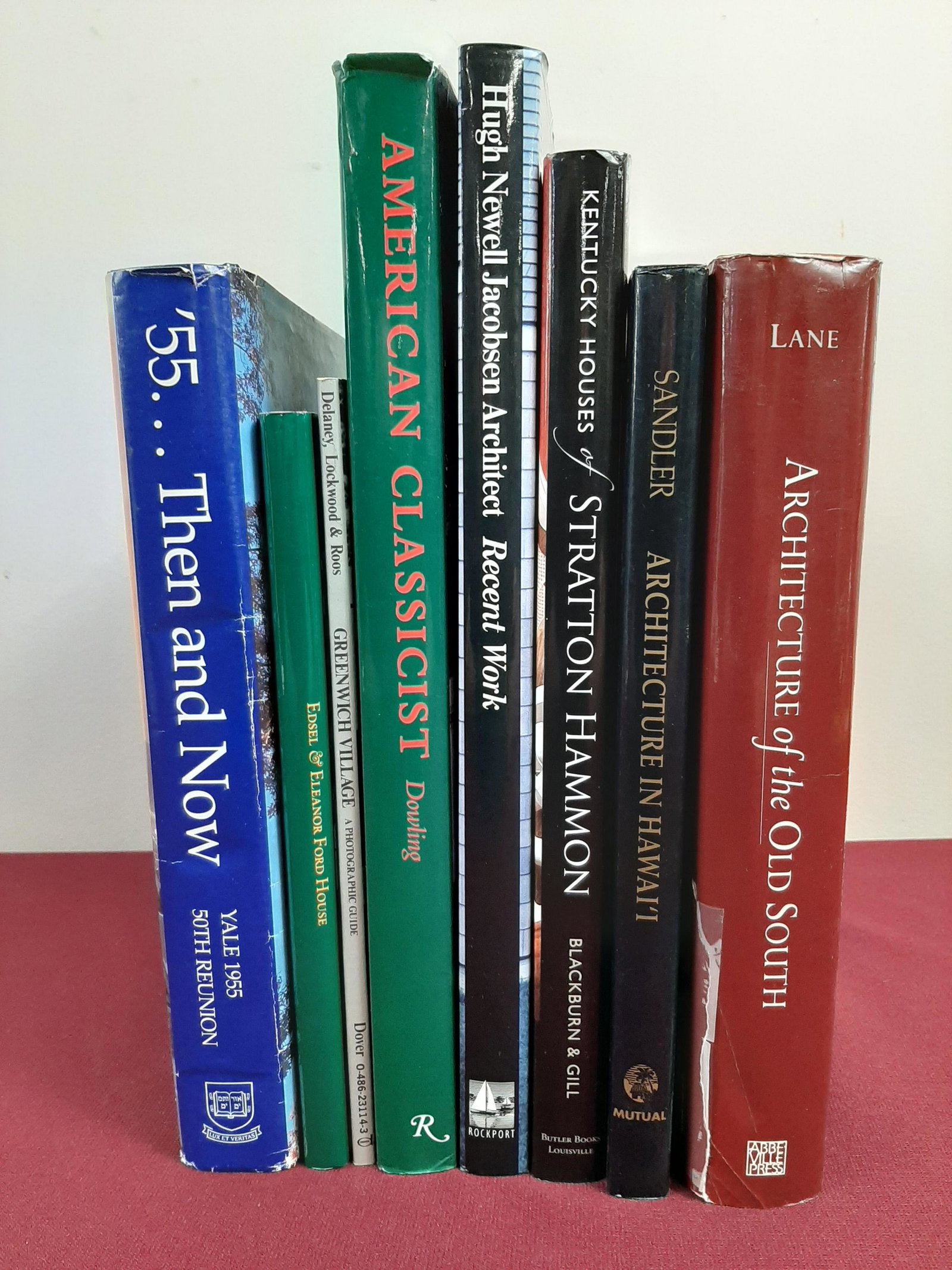 8 Architecture Books: Includes Stratton Hammon, Hugh Newell Jacobsen, Phillip Trammell Shutze ETC. IMPORTANT: Before bidding, please read the terms and conditions below. When you registered for the auction you agreed to th