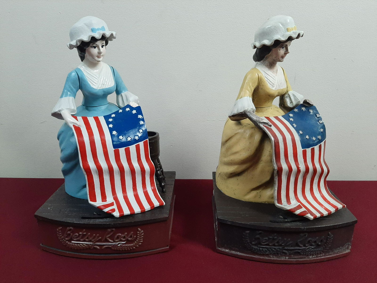 2 Betsy Ross Mechanical Banks (1 of 7)