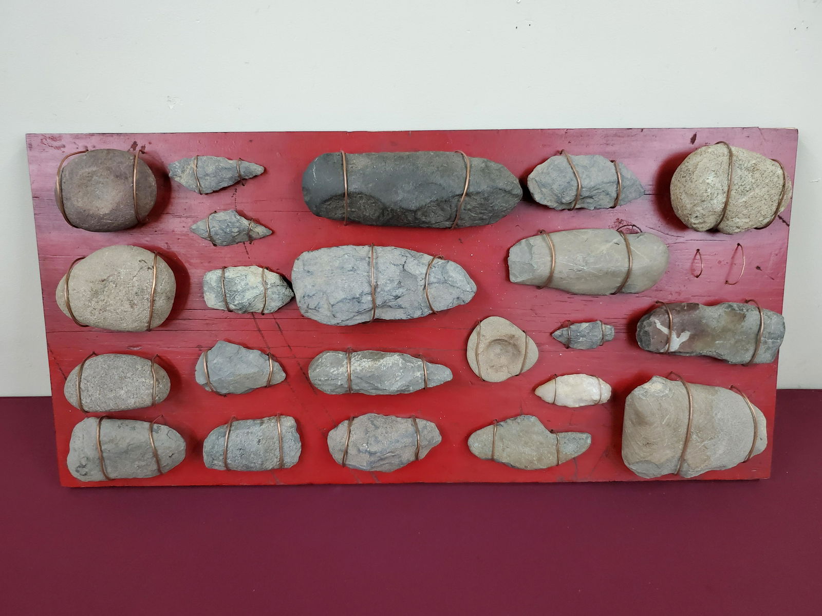 Display of Native American Stone Tools (1 of 4)