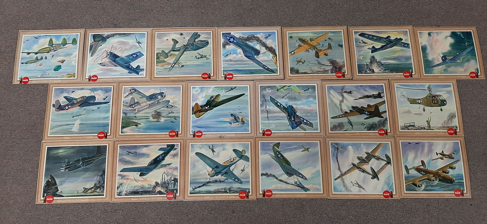19 Coke Advertising WWII Aviation Signs (1 of 13)