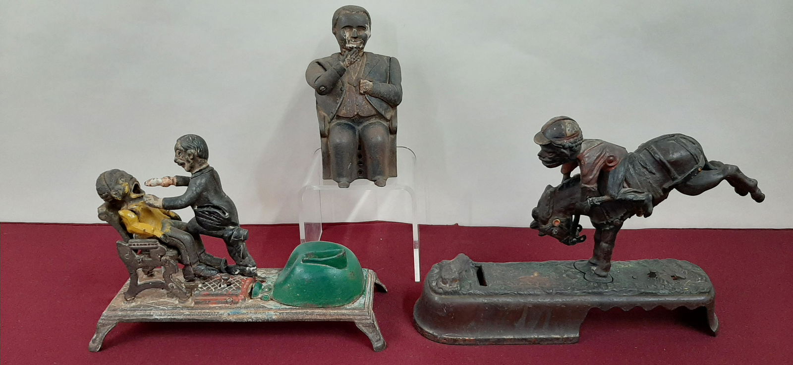 3 Cast Iron Mechanical Banks (1 of 10)