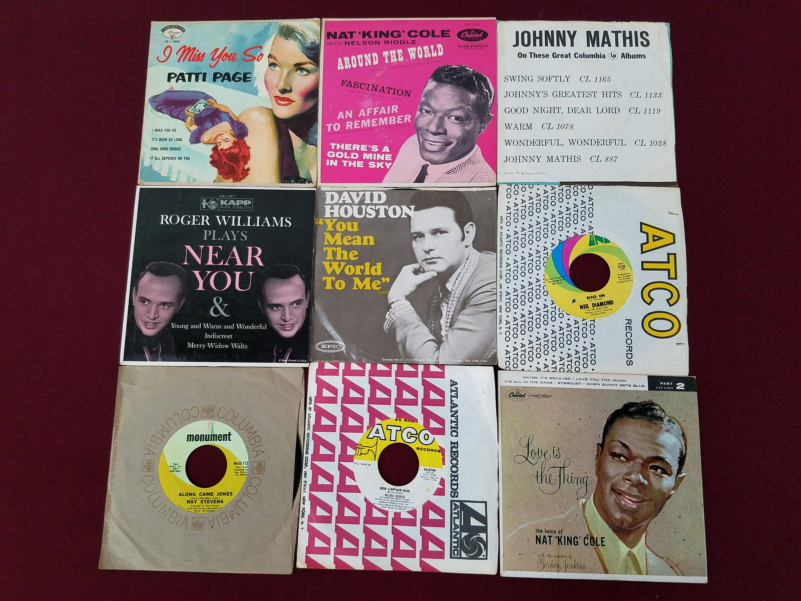 45 Records incl Cher, Johnny Cash and Kenny Rogers (1 of 7)