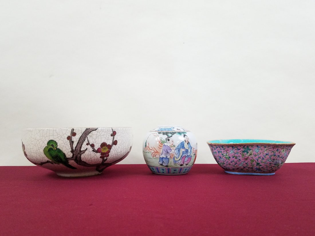 2 Asian Bowls and Vase (1 of 7)