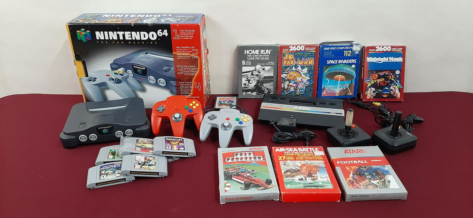 Nintendo 64 And Atari 2600 With Games (1 of 3)
