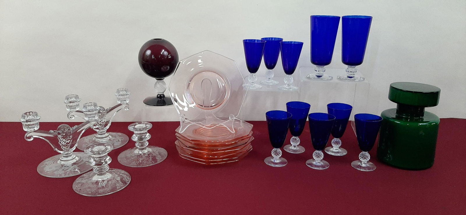 24 Pcs Glassware incl. Murano Jar (1 of 5)