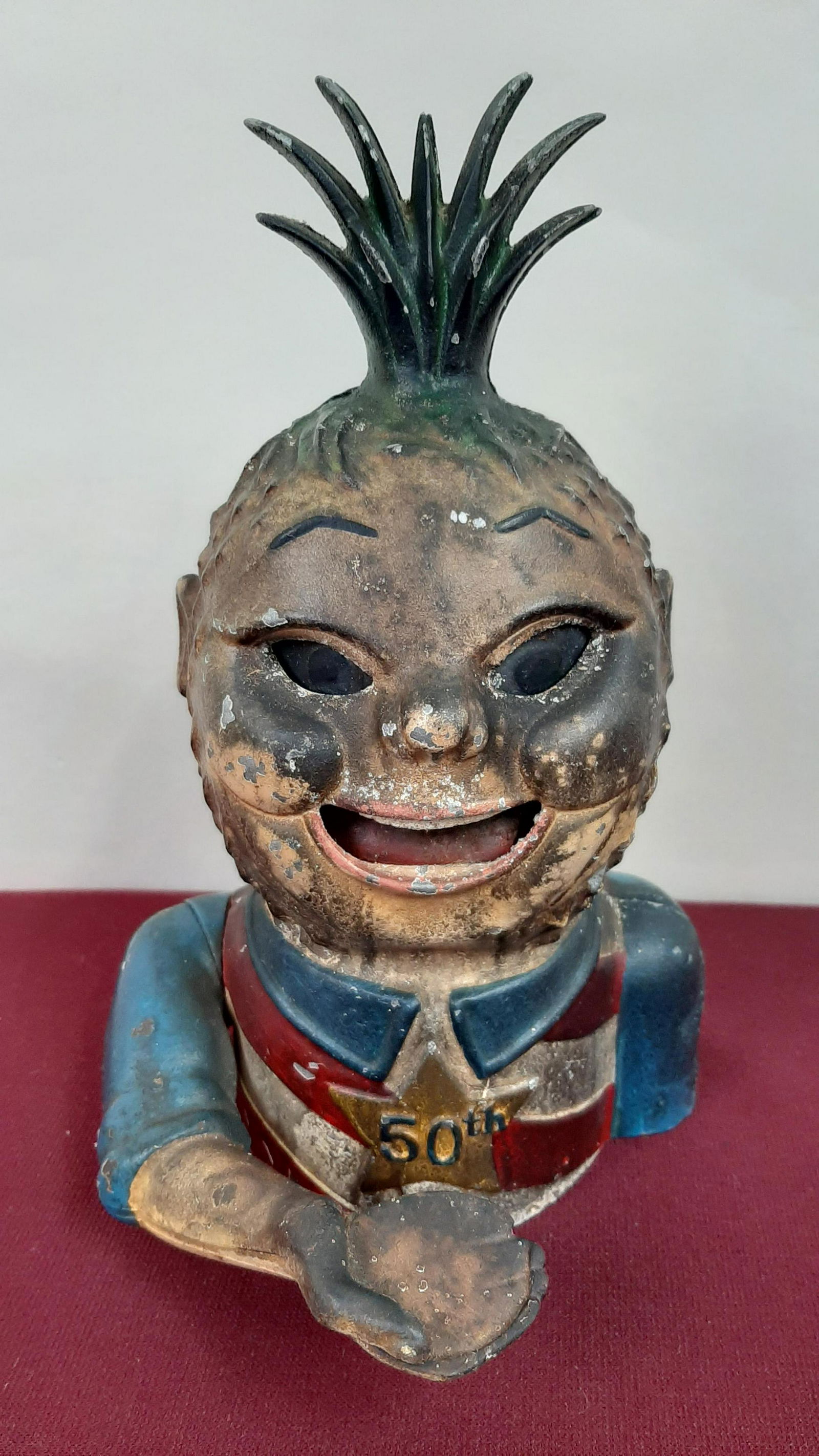 "Penny Pineapple" Mechanical Bank (1 of 4)