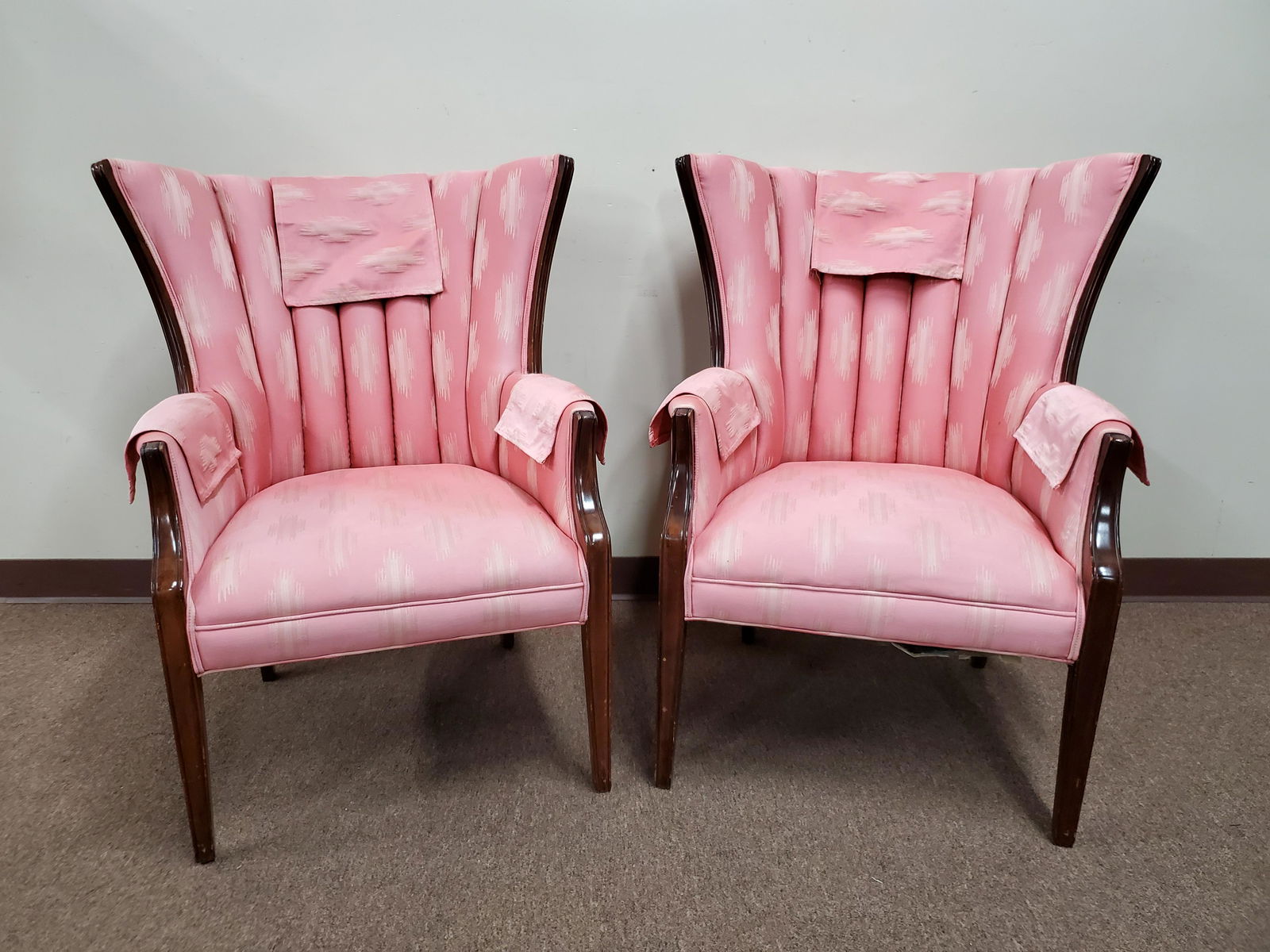 Pair of Wingback Chairs (1 of 3)