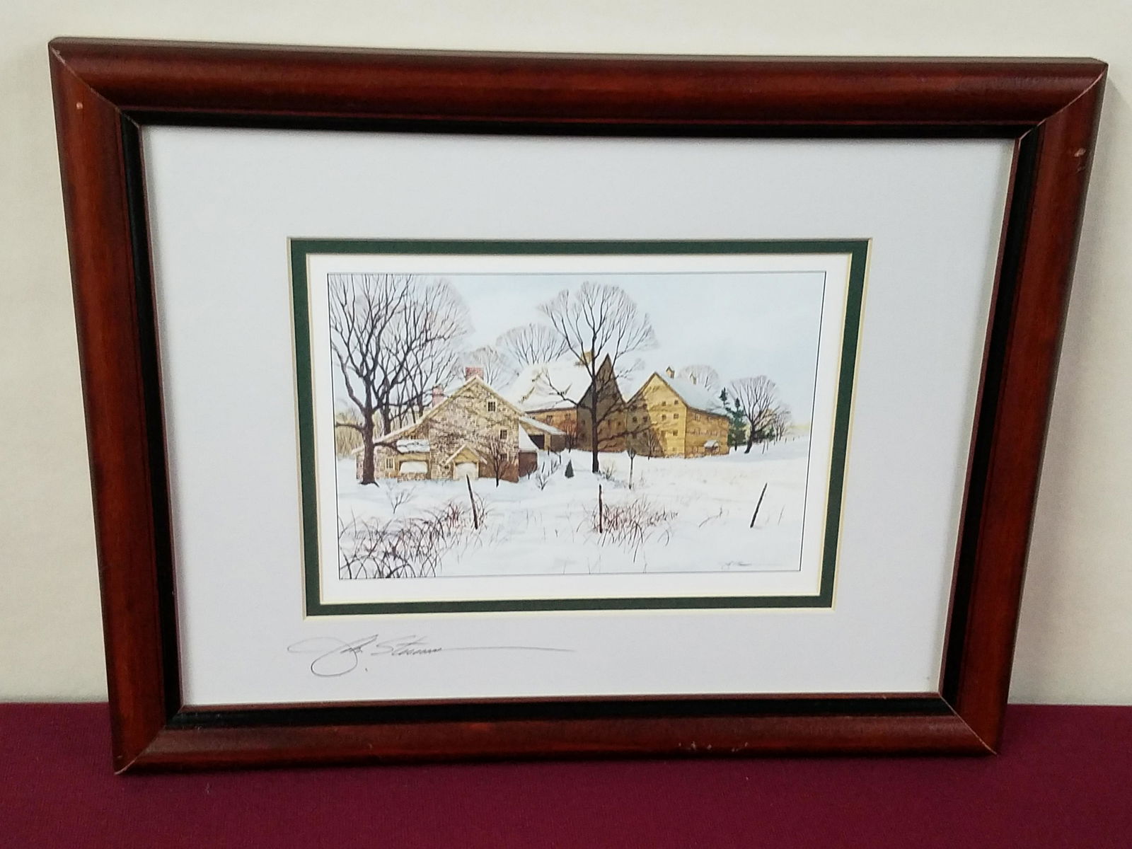 John Stevens Winter Scene Print (1 of 3)