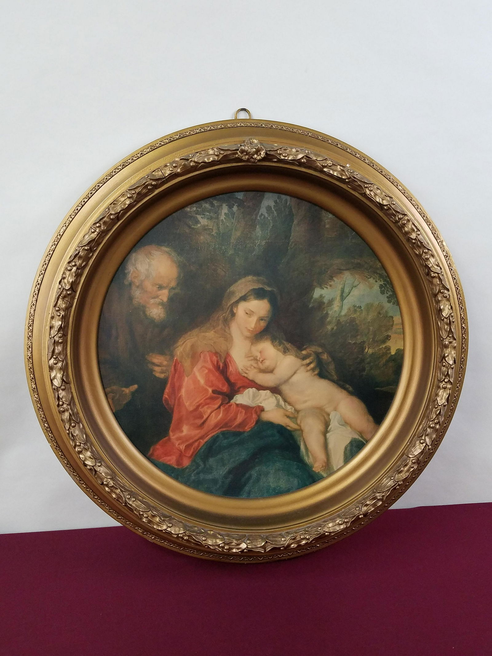 Family Portrait Print in Ornate Frame (1 of 4)