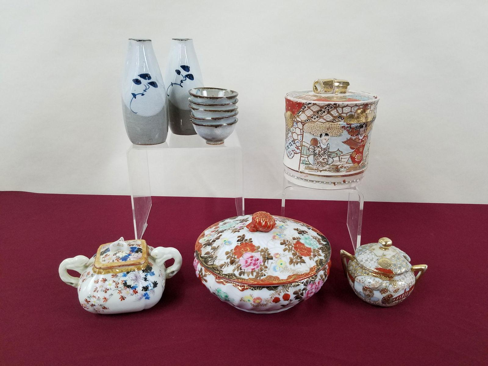 11 Asian Ceramics incl Sake Set (1 of 8)