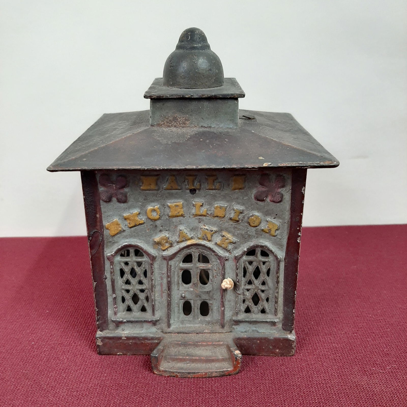 J. & E. Stevens Hall's Excelsior Mechanical Bank (1 of 4)