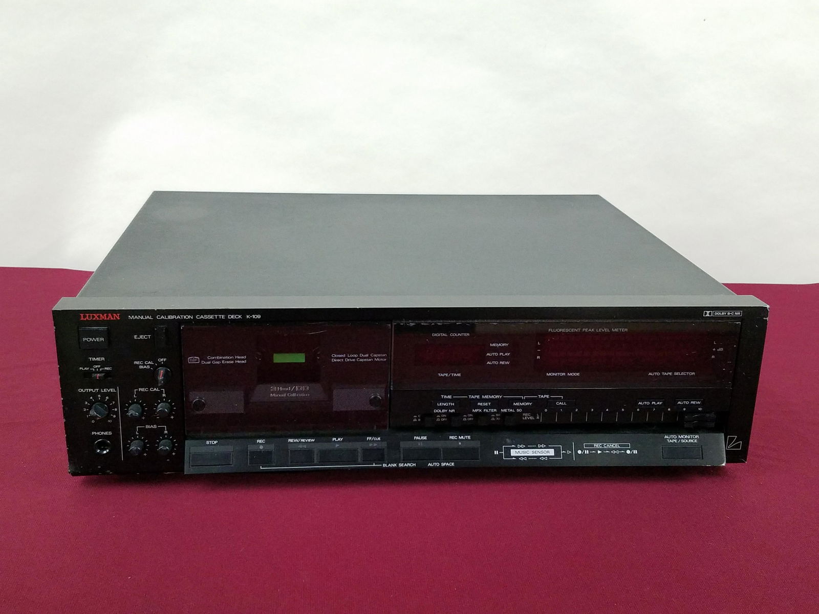 Luxman Manual Calibration Cassette Deck (1 of 2)