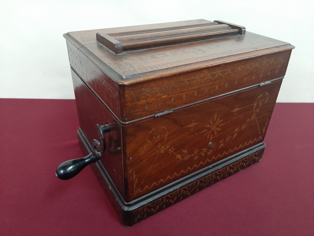 Mechanical Organette with 19 Rolls (1 of 7)