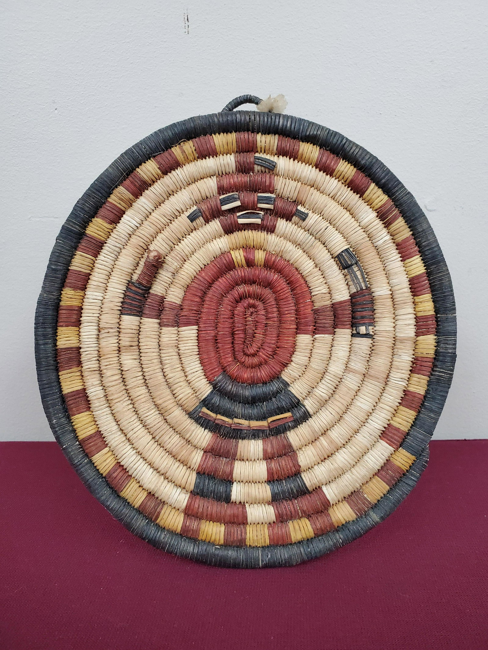 Lois Navakuku Hopi Cloil Plaque W/ Mud Head Clown: 7 1/2" wide X 8" high. IMPORTANT: Before bidding, please read the terms and conditions below. When you registered for the auction you agreed to these terms and will be required to comply with them.